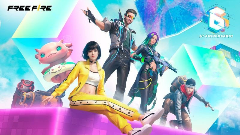 Garena Free Fire está prestes a lançar sua celebração de sexto